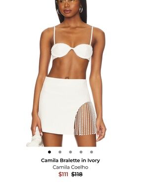Camilla Coelho Bralette Ivory